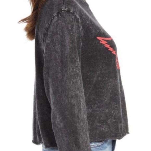 TREASURE & BOND BLACK AEROSMITH GRAPHIC LONG SLEEVE T-SHIRT WOMENS MEDIUM - Picture 7 of 7